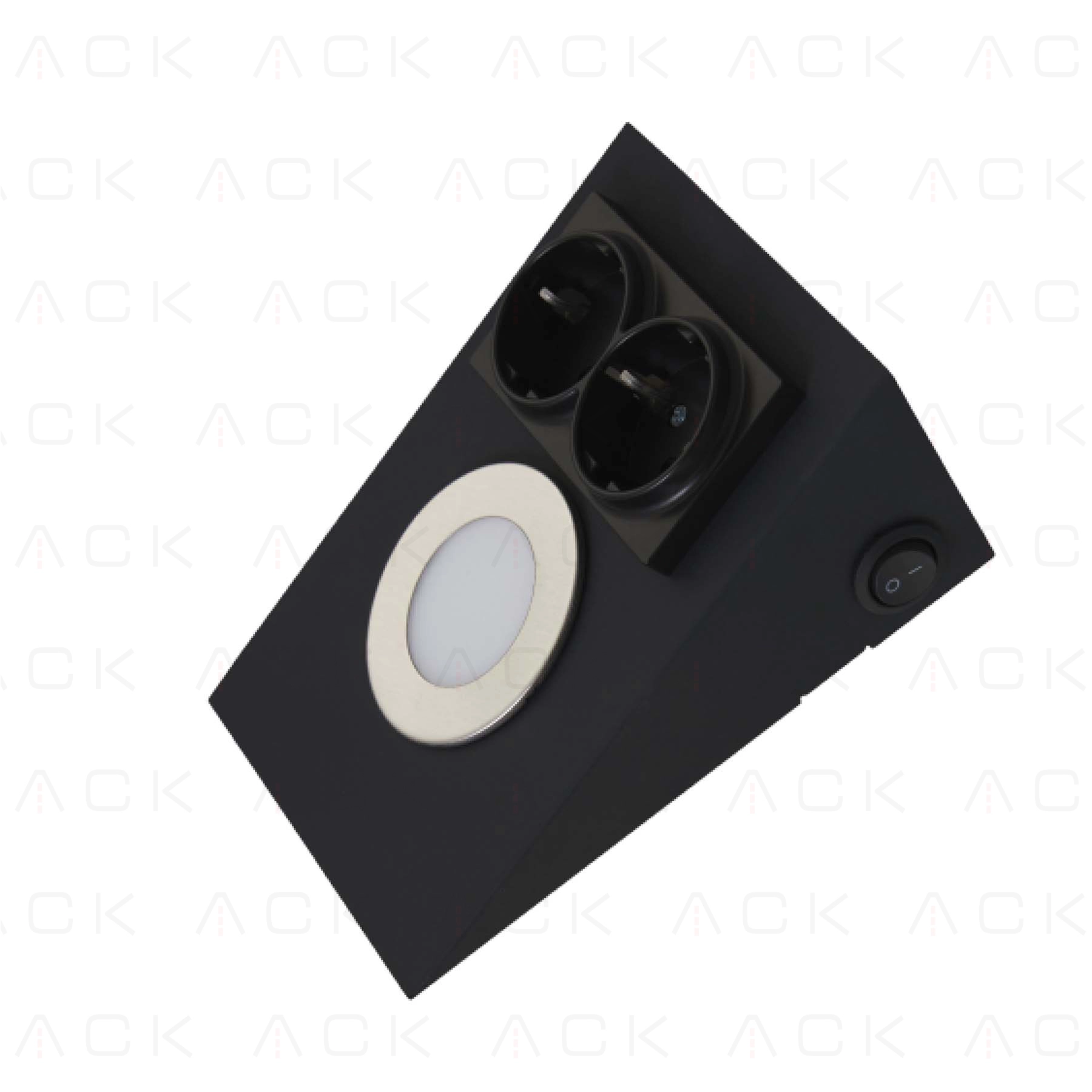 ACK Prizli LED Tezgah Altı Armatürü – Siyah
