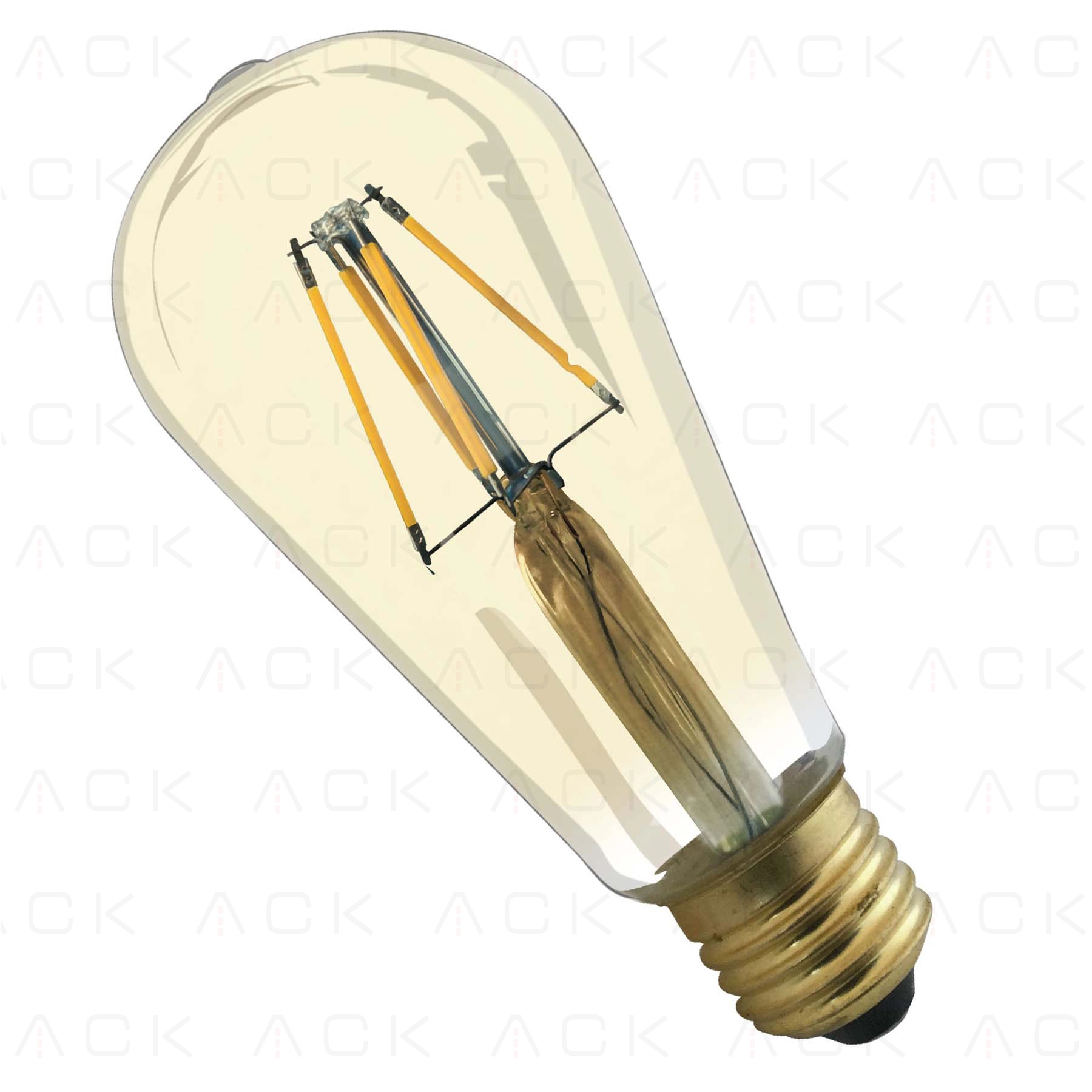  ACK 4W ST64 LED Rustik Ampul
