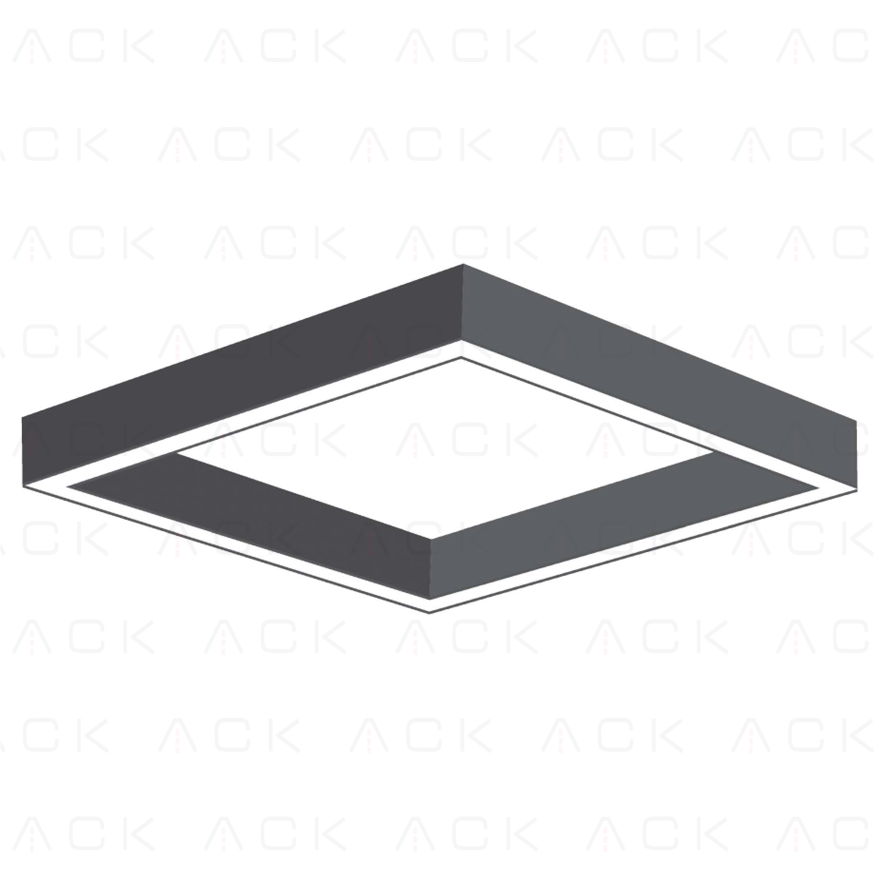  ACK 55 mm x 76 mm Dekoratif LED Linear Armatür