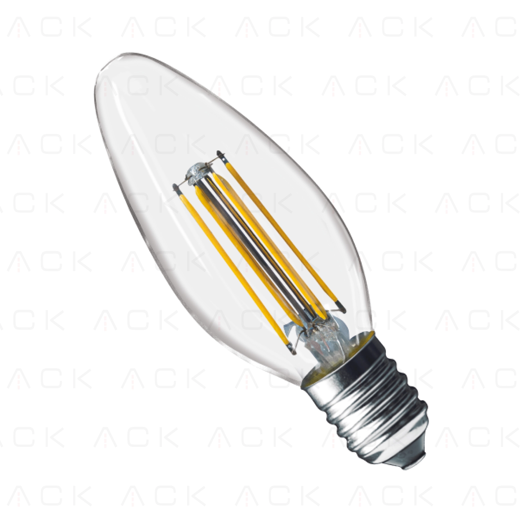 ACK 4W C35 LED Rustik Ampul