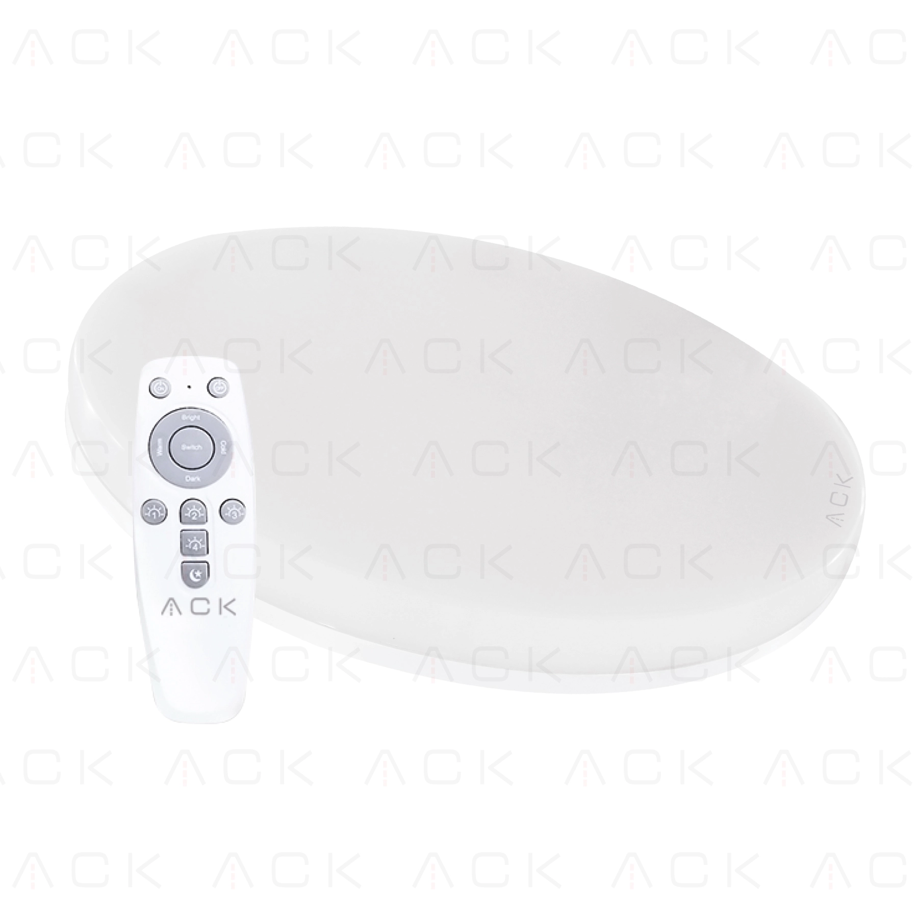 36W Uzaktan Kumandalı LED Tavan/Duvar Armatürü (Yuvarlak)