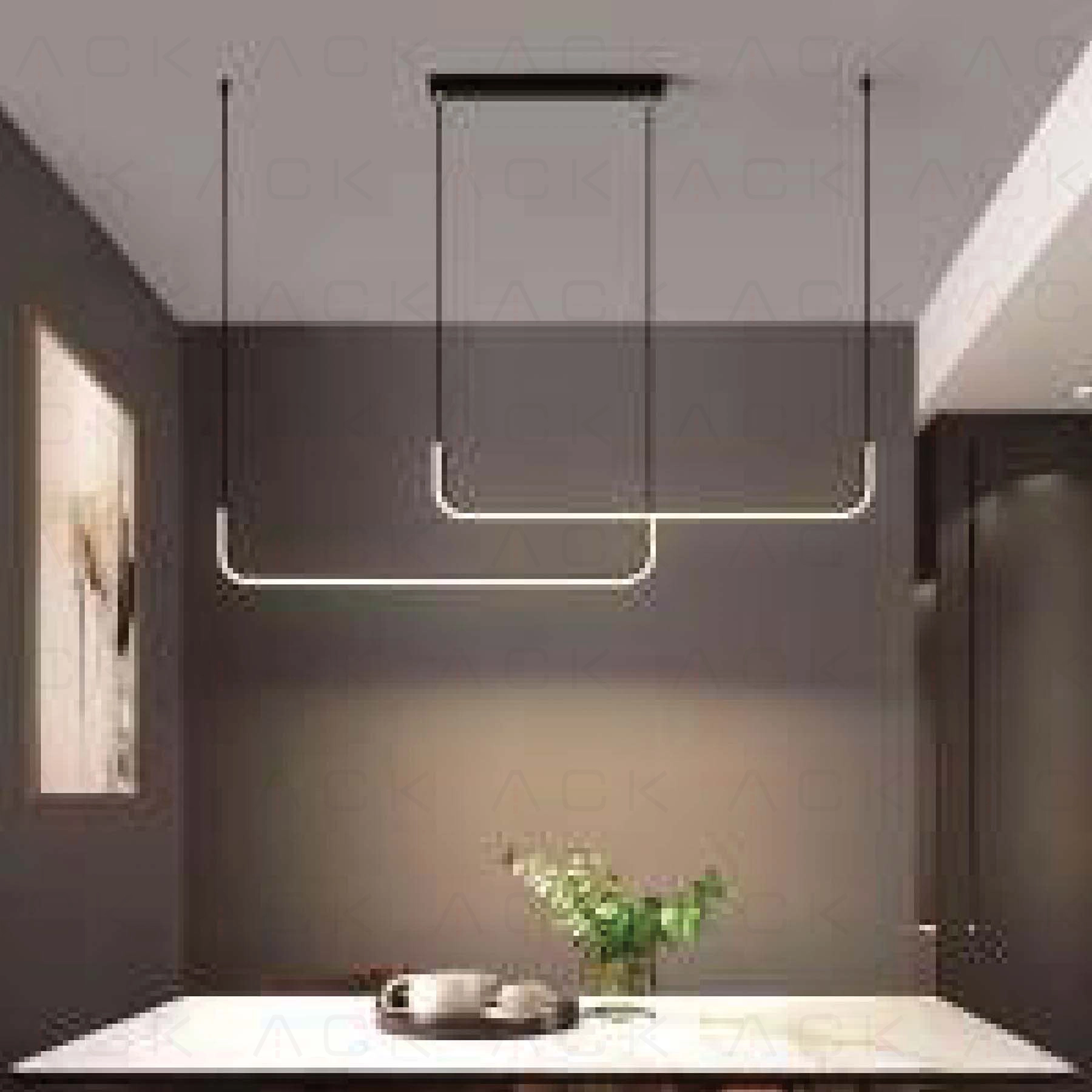 ACK 20 mm x 8 mm Dekoratif LED Linear Armatür