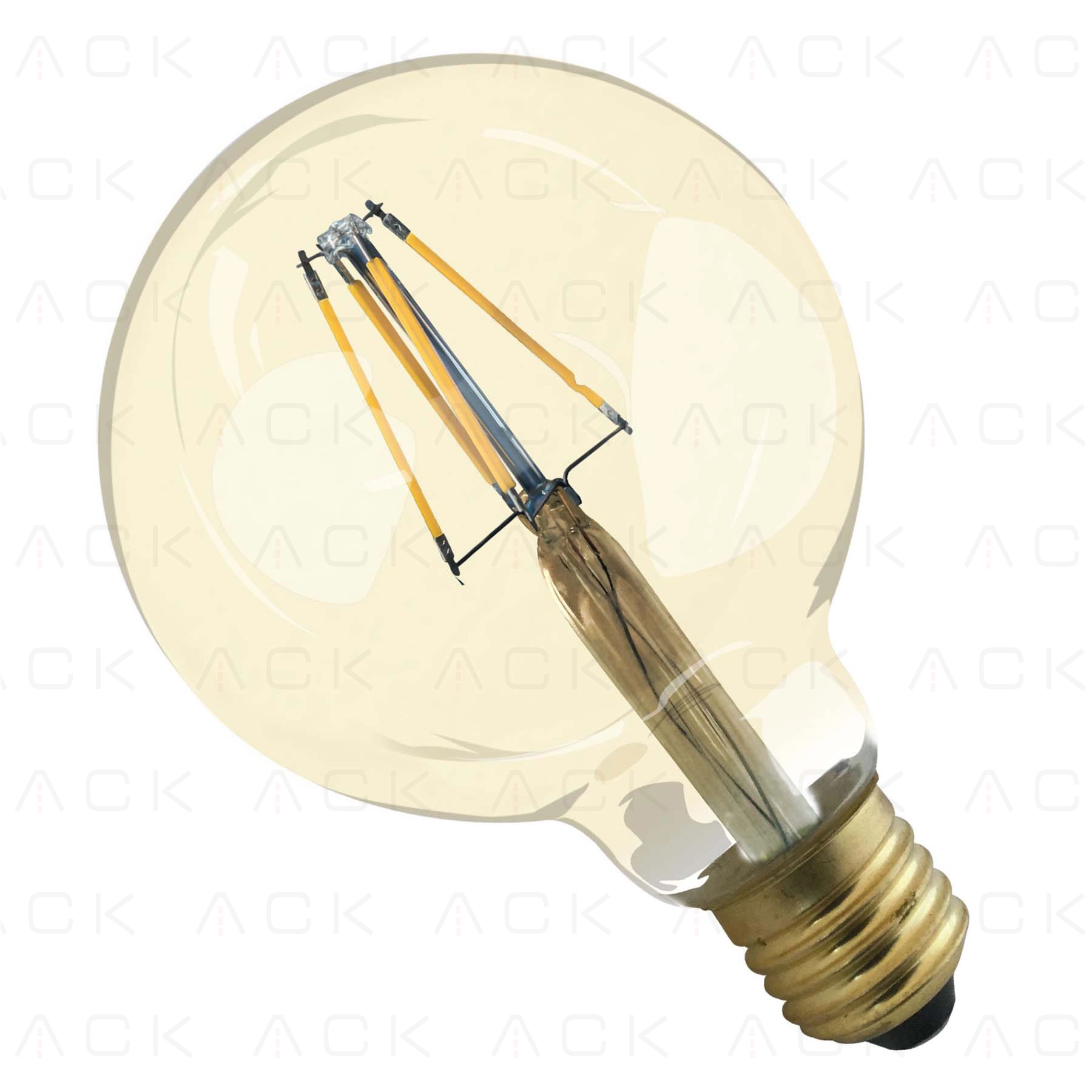 ACK 4W G125 LED Rustik Ampul