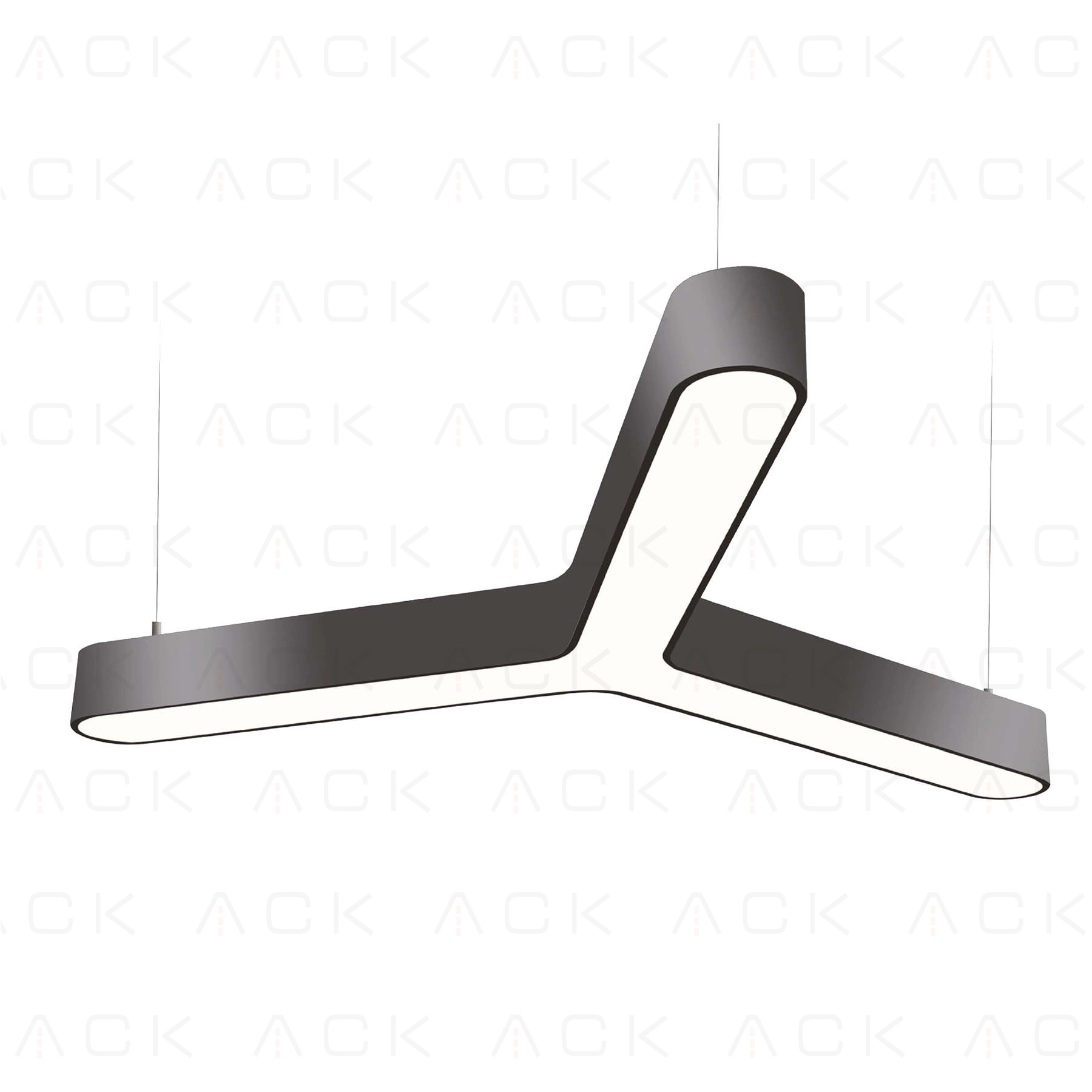  ACK 80 mm x 75 mm Dekoratif LED Linear Armatür