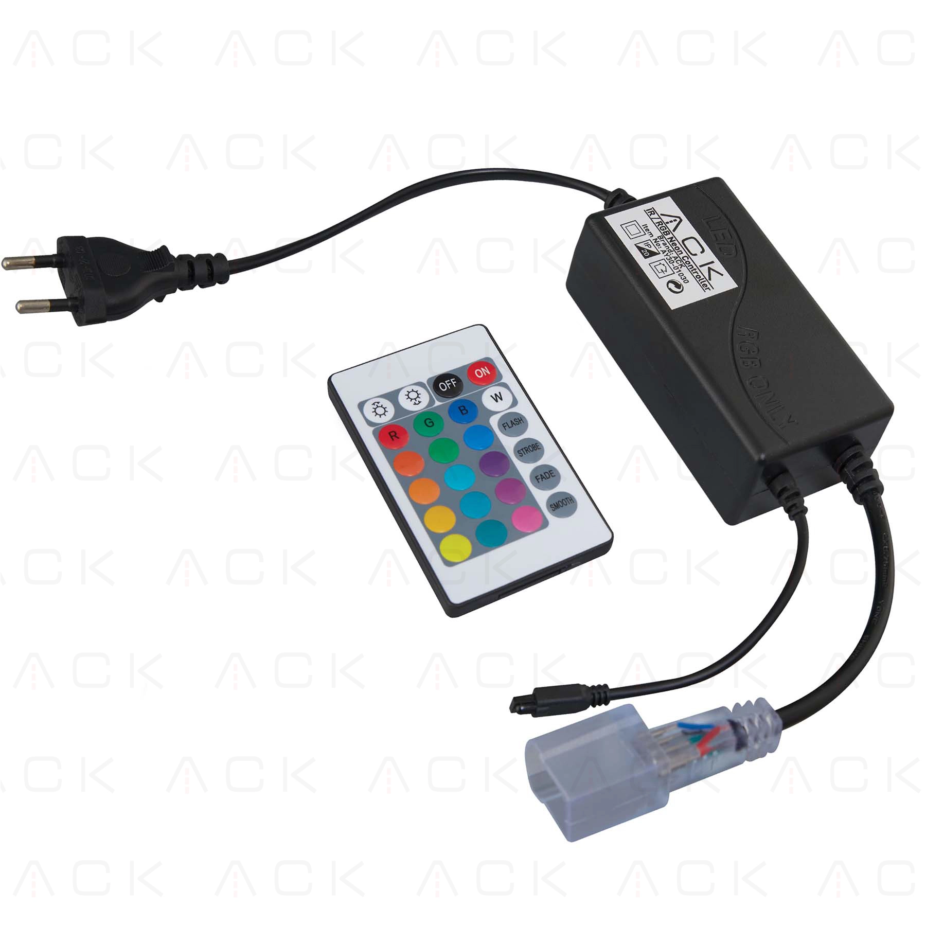  ACK Neon Hortum Kumandalı RGB Kontrol Modülü